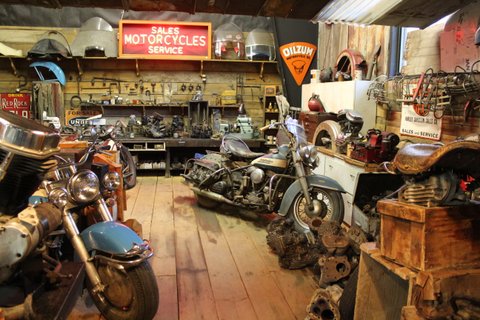 Bike shop, Wheels Through Time Museum